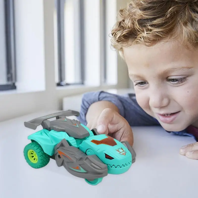 Dino Transformer Toy Car with LED Music for Kids 3+ 4 | PricZone Dino Transformer Toy Car with LED Music for Kids 3+ 4 | PricZone