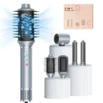 Ionic Hair Dryer Brush Set   5 in 1 Curling Iron  Blow | PricZone