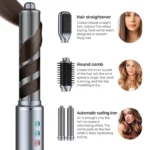 5 in 1 Professional Hair Styler  Hot Air Brush Dryer 3 | PricZone