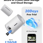 Solar 4MP CCTV Camera Kit with PIR  8000mAh Battery 6 | PricZone