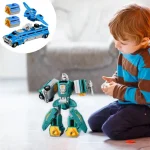 Magnetic 9pc Transform Truck  Robot Toy Set for Kids 3 | PricZone