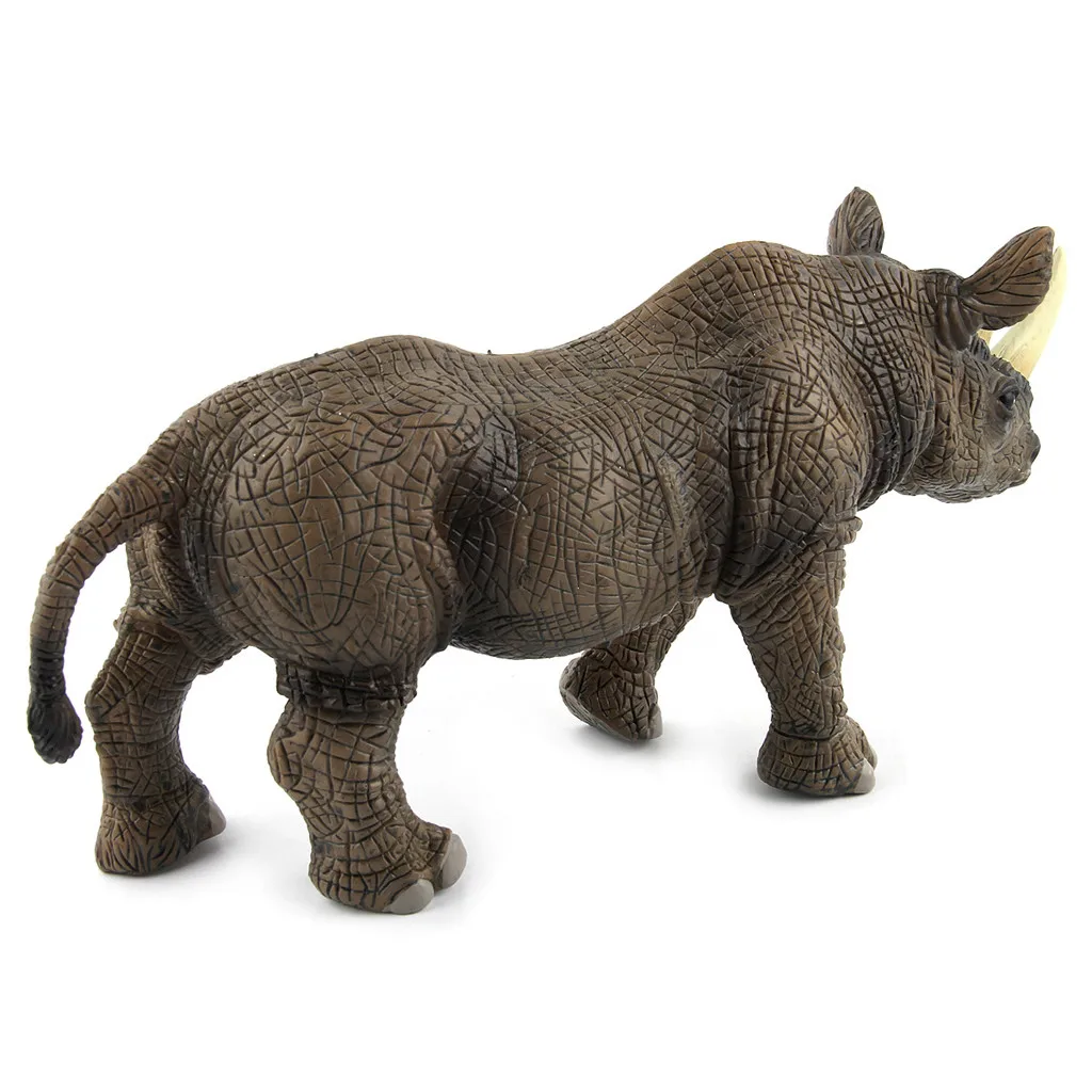 Cute Simulation Rhinoceros Collectible Wild Animal Action Figures Rhino Plastic Model Education Toy For Kids Christmas Gifts 3 | PricZone Cute Simulation Rhinoceros Collectible Wild Animal Action Figures Rhino Plastic Model Education Toy For Kids Christmas Gifts 3 | PricZone