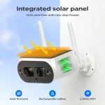 Solar 4MP CCTV Camera Kit with PIR  8000mAh Battery 2 | PricZone