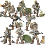 WW2 SWAT  Army Soldiers Toy Building Blocks Set 4 | PricZone