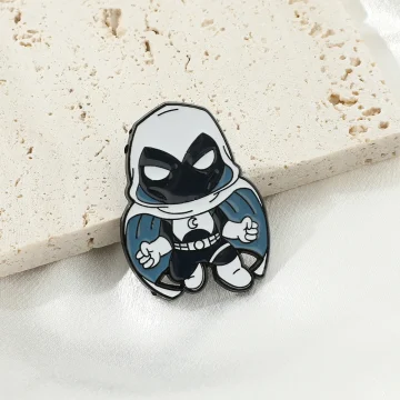 Moon Knight Enamel Lapel Pin   Marvel Series Metal Badge 2 | PricZone