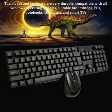 Wireless Keyboard  Mouse Combo for PC  TV 2 | PricZone