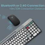 Compact Ergonomic Wireless Keyboard  Mouse 3 | PricZone