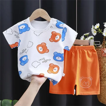 Boys Girls Cartoon Summer Clothing Set 2 | PricZone Boys Girls Cartoon Summer Clothing Set 2 | PricZone