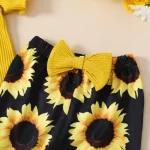 Sunflower Set for Baby Girl 018M with Headband 6 | PricZone Sunflower Set for Baby Girl 0 18M with Headband 6 | PricZone