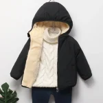 Warm Winter Coats for Kids   Plush  Fur Hooded 2 | PricZone