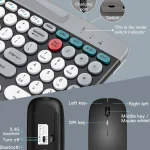 Compact Ergonomic Wireless Keyboard  Mouse 6 | PricZone