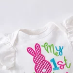 Newborn Easter Dress Set Romper  Rainbow Skirt 4 | PricZone