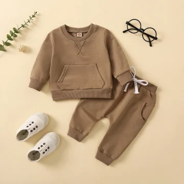 Kids Autumn Outfit Sets   Sweatshirt  Sweatpants Combo 1 | PricZone