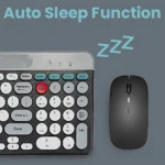 Compact Ergonomic Wireless Keyboard  Mouse 5 | PricZone