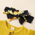 Sunflower Set for Baby Girl 018M with Headband 3 | PricZone Sunflower Set for Baby Girl 0 18M with Headband 3 | PricZone