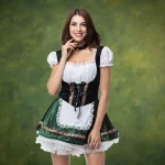 Velvet Dirndl Dress for Oktoberfest  Halloween 5 | PricZone