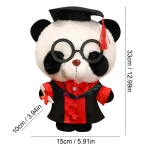 Grad Bear Adorable Panda Plush with Cap  Glasses 6 | PricZone