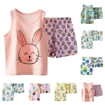 Summer Cartoon Animal PJs Set for Boys 2 7Y 3 | PricZone