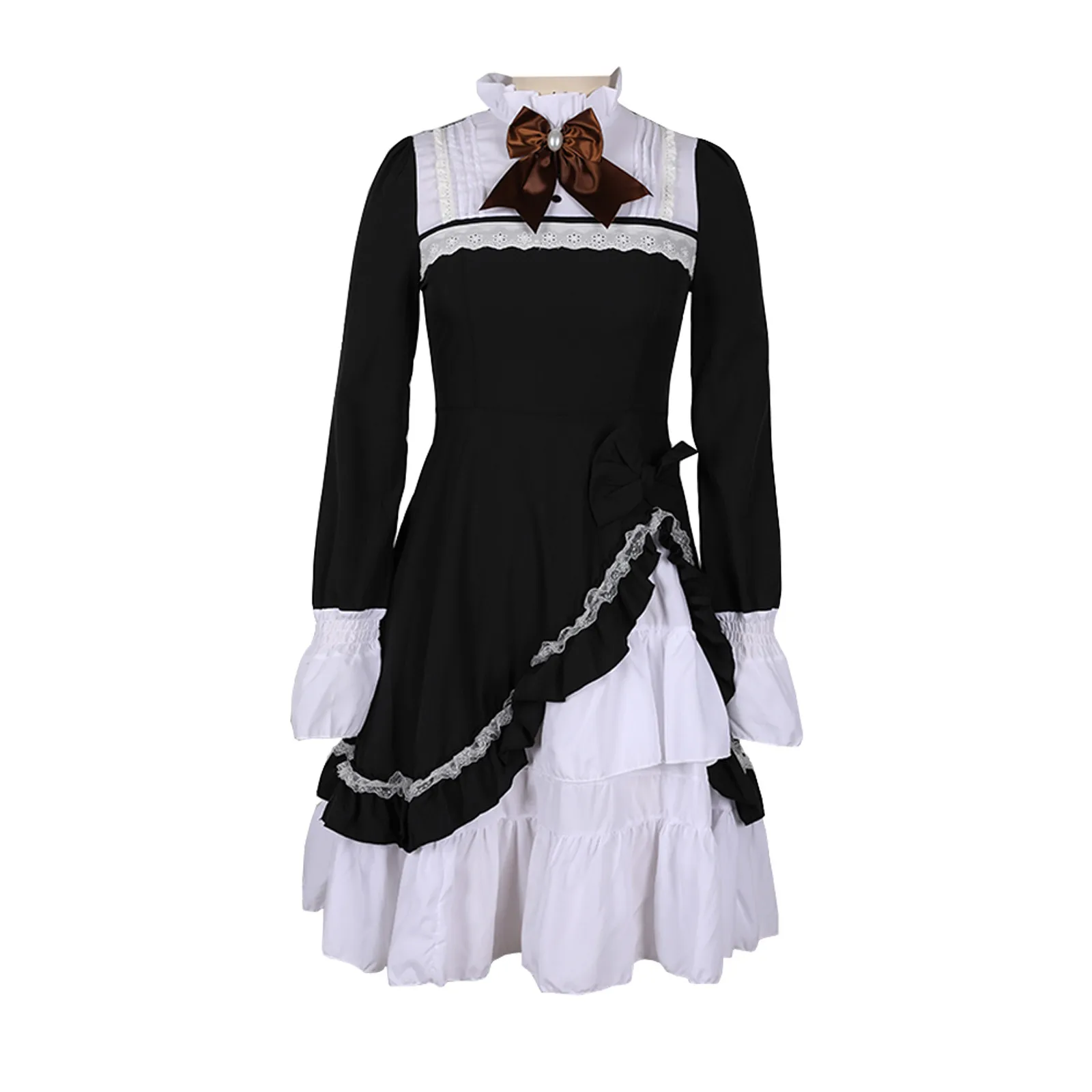 Gothic Maid Cosplay Dress in Lace and Lingerie 4 | PricZone Gothic Maid Cosplay Dress in Lace and Lingerie 4 | PricZone