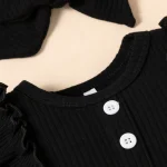 Baby Girls Fall Leopard Print Romper Set with Accessories 5 | PricZone Baby Girls Fall Leopard Print Romper Set with Accessories 5 | PricZone