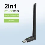 USB WiFi 600Mbps Dual Band Adapter AC600 24GHz 5GHz WiFi with Antenna PC Mini Computer Network Card Receiver 80211bngac 2 | PricZone USB WiFi 600Mbps Dual Band Adapter AC600 24GHz 5GHz WiFi with Antenna PC Mini Computer Network Card Receiver 80211bngac 2 | PricZone