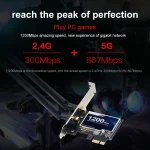 1200Mbps Dual Band Wireless PCIe Adapter 4 | PricZone