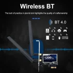 1200Mbps Dual Band Wireless PCIe Adapter 3 | PricZone