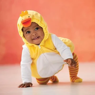 Newborn Baby 3D Animal Duck Hooded Romper Costume 2 | PricZone