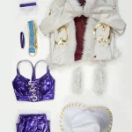 Womens Robin Cosplay Costume Bra Miniskirt 5 | PricZone