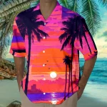 Hawaiian Casual Mens Print Shirts Short Sleeve 4 | PricZone