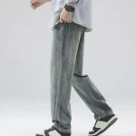 Mens Wide Leg Cargo Jeans 3 | PricZone
