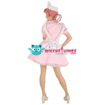 Pink Nurse Cosplay Costume with Hat 4 | PricZone Pink Nurse Cosplay Costume with Hat 4 | PricZone