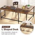 67 Inch Reversible L Shaped Computer Desk 6 | PricZone