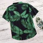 Oversized Mens Hawaiian Shirt Fashion Casual Button Hawaii Print Beach Short Sleeve Quick Dry Top Blouse S 5XL рубашка мужская 3 | PricZone