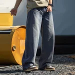 Mens Vintage Baggy Retro Washed Workwear Jeans 1 | PricZone