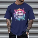 Mens O Neck Short Sleeve Streetwear Tee 3 | PricZone