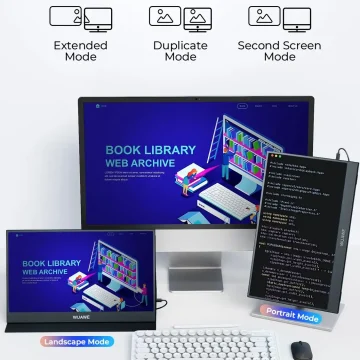 HDRinch 156 inch Portable Laptop Monitor 1080p 2 | PricZone