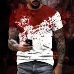 Sports Fashion Blood Splatter TShirt 2 | PricZone Sports Fashion Blood Splatter T Shirt 2 | PricZone