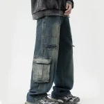 Mens Baggy Cargo Denim Pants Y2K Fashion Jeans 1 | PricZone Mens Baggy Cargo Denim Pants Y2K Fashion Jeans 1 | PricZone