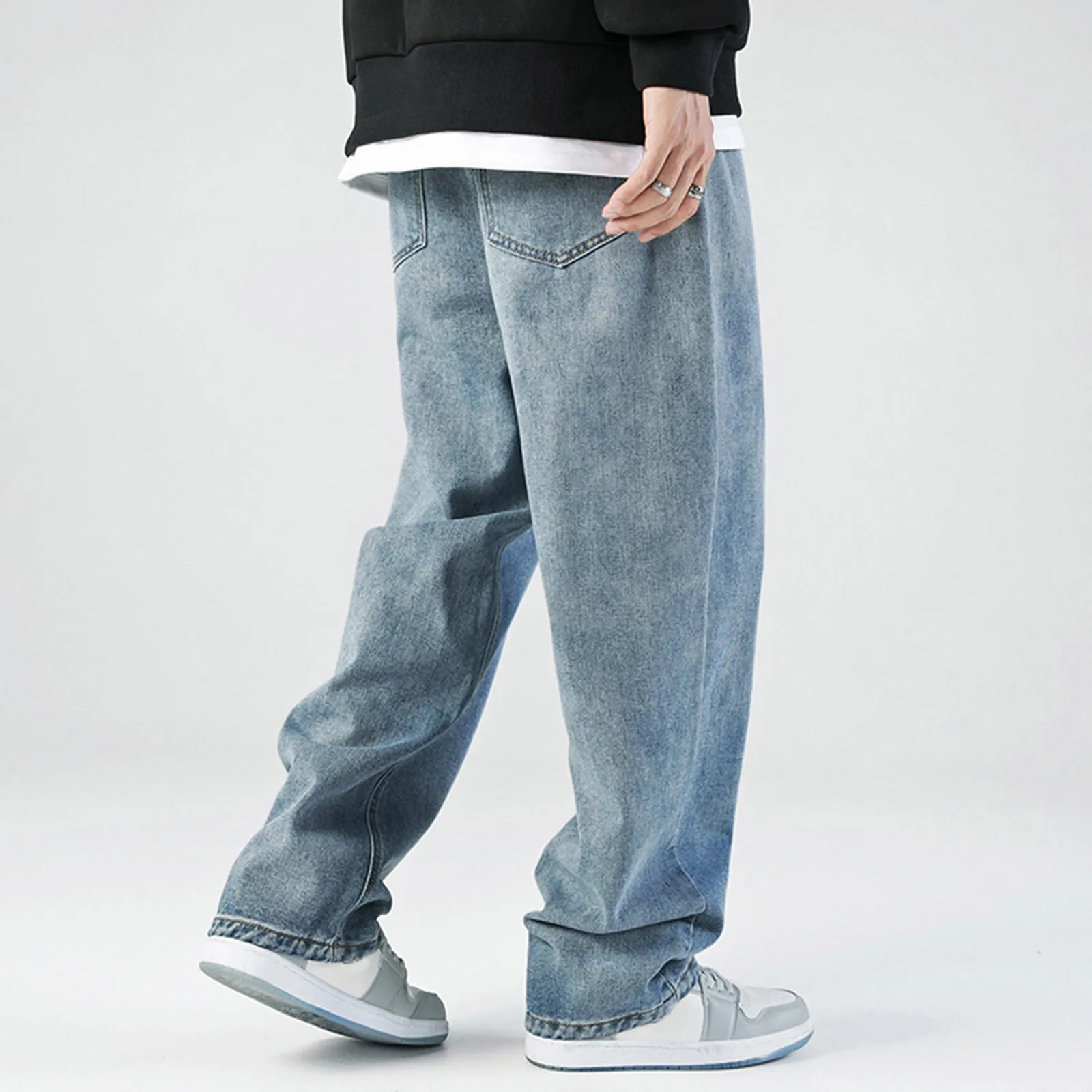 Vintage Washed Denim Pants for Men 2 | PricZone Vintage Washed Denim Pants for Men 2 | PricZone