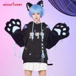 Hoodie with Bag and Cat Paw Gloves 6 | PricZone