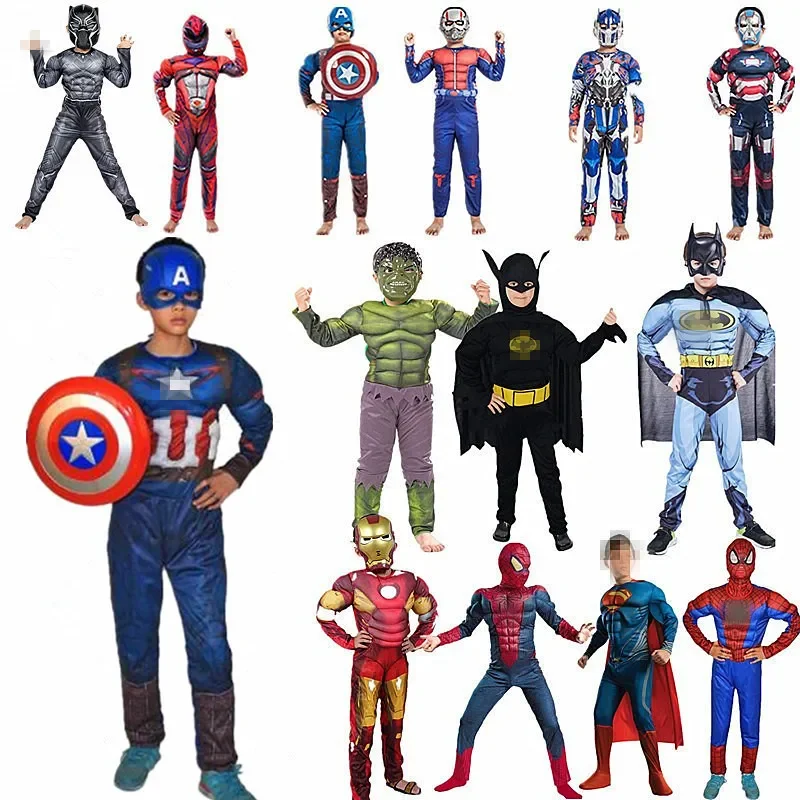 Superhero Muscle Costume with Mask 1 | PricZone Superhero Muscle Costume with Mask 1 | PricZone