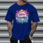 Mens O Neck Short Sleeve Streetwear Tee 2 | PricZone