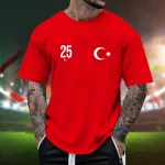 Mens Summer Sports Print Short Sleeve T Shirt 5 | PricZone