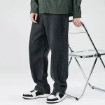 Baggy Wide Leg Mens Jeans   Korean Fashion 1 | PricZone