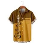 Vintage Floral Hawaiian Shirt Turn Down Collar 2 | PricZone