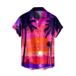 Hawaiian Casual Mens Print Shirts Short Sleeve 5 | PricZone
