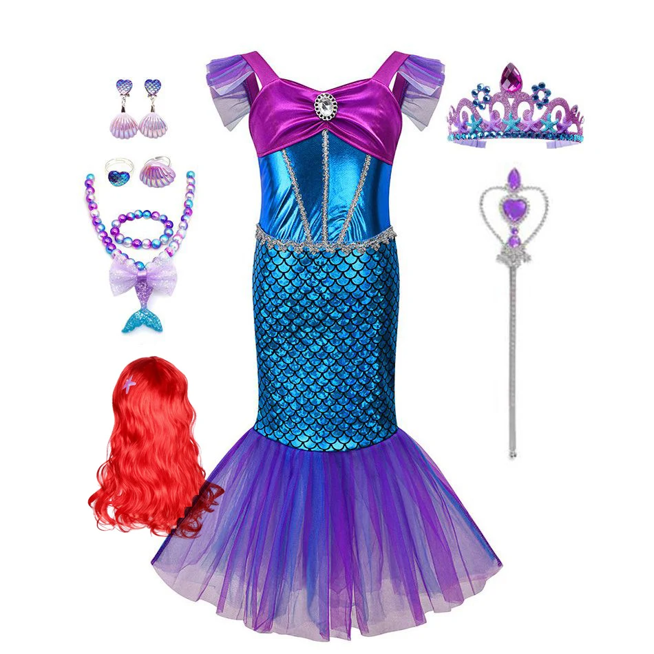 Little Mermaid Costume Dress for Kids 6 | PricZone Little Mermaid Costume Dress for Kids 6 | PricZone