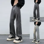 Mens Straight Leg Relaxed Fit Jeans Comfort Stretch 3 | PricZone