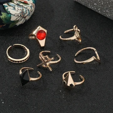 Genshin Impact Hu Tao Ring Vintage Cosplay Jewelry 2 | PricZone